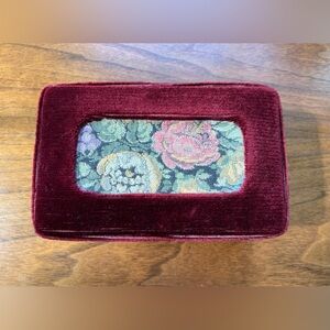 Vintage Velvet Jewelry Box